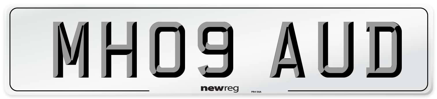 MH09 AUD Number Plate from New Reg